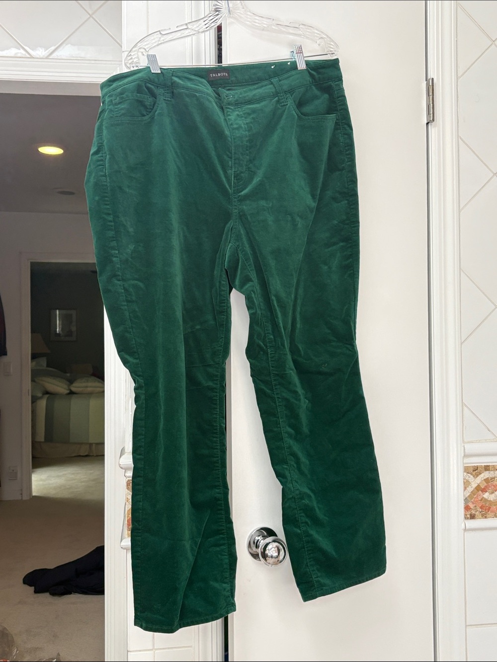 Talbots Emerald Green Corduroy Women's Pants